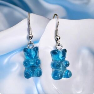 Blue Gummy Bear Earrings